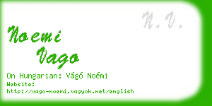 noemi vago business card